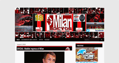 Desktop Screenshot of milanadictos.net