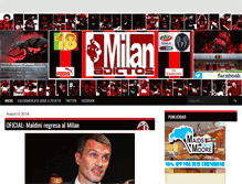 Tablet Screenshot of milanadictos.net